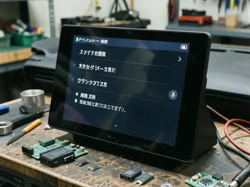 電装アクセサリの装着例